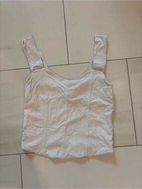 House of Harlow 1960 White Square-Neck Camisole